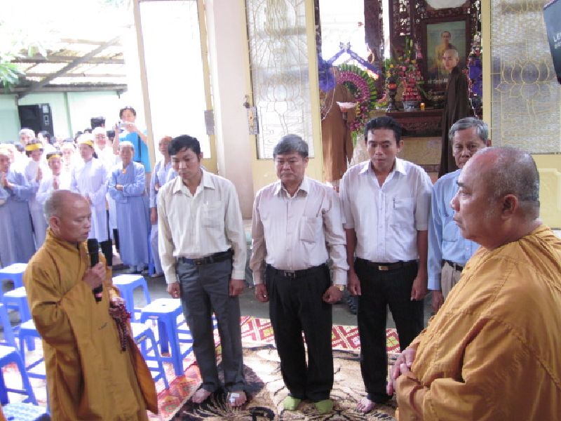 PG Hóc Môn: lễ Truy niệm cố Thượng tọa Thích Minh Thuần vừa viên tịch