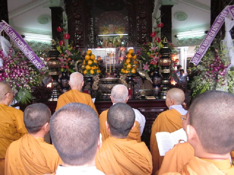 PG Hóc Môn: lễ Truy niệm cố Thượng tọa Thích Minh Thuần vừa viên tịch