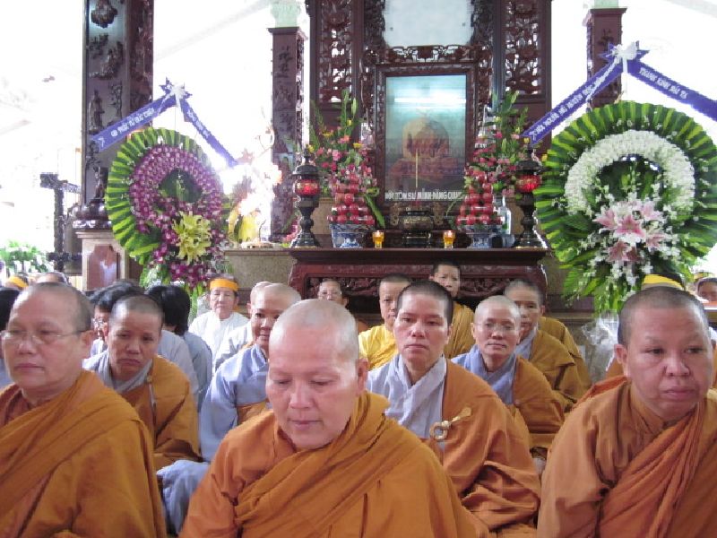 PG Hóc Môn: lễ Truy niệm cố Thượng tọa Thích Minh Thuần vừa viên tịch