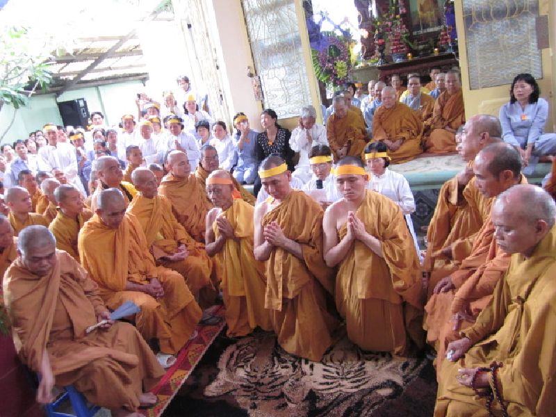 PG Hóc Môn: lễ Truy niệm cố Thượng tọa Thích Minh Thuần vừa viên tịch