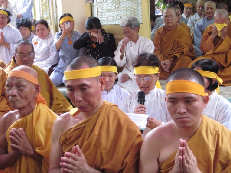 PG Hóc Môn: lễ Truy niệm cố Thượng tọa Thích Minh Thuần vừa viên tịch