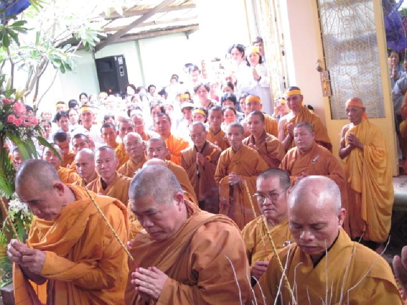 PG Hóc Môn: lễ Truy niệm cố Thượng tọa Thích Minh Thuần vừa viên tịch