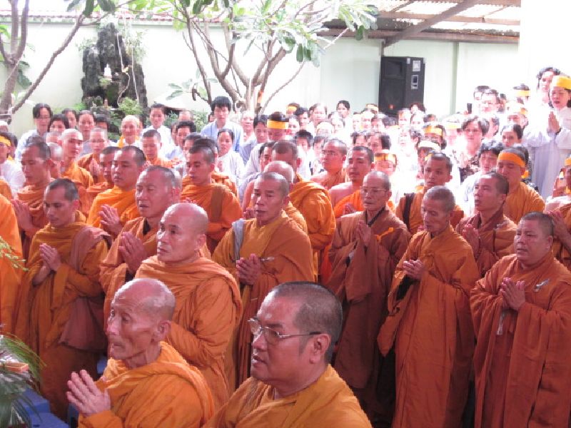 PG Hóc Môn: lễ Truy niệm cố Thượng tọa Thích Minh Thuần vừa viên tịch