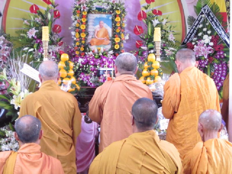 PG Hóc Môn: lễ Truy niệm cố Thượng tọa Thích Minh Thuần vừa viên tịch
