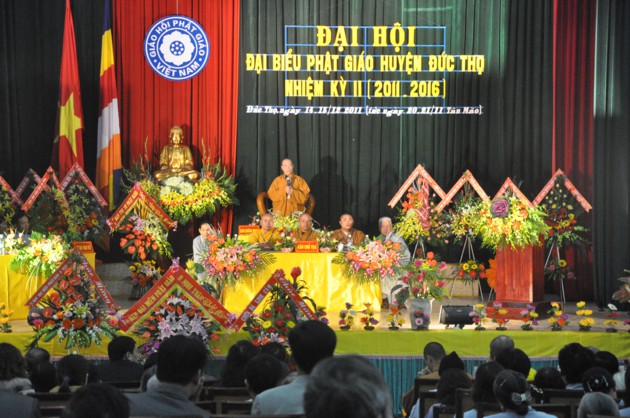 Hà Tĩnh: Đại hội Đại biểu Phật giáo huyện Đức Thọ nhiệm kỳ II