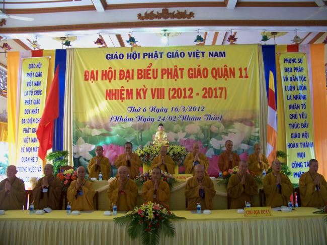 TP. HCM : Đại hội Đại biểu Phật giáo Q.11