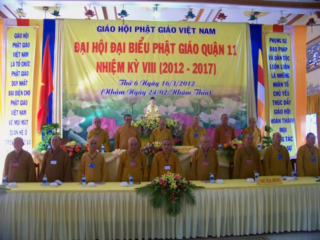 TP. HCM : Đại hội Đại biểu Phật giáo Q.11