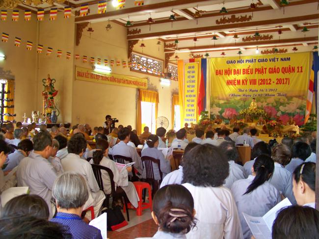 TP. HCM : Đại hội Đại biểu Phật giáo Q.11