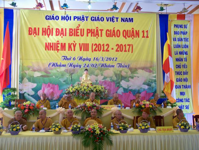 TP. HCM : Đại hội Đại biểu Phật giáo Q.11