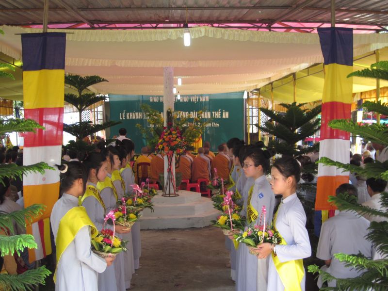 Quảng Trị: lễ khánh thành, an vị tượng đài Quán Thế Âm trang nghiêm và trọng thể tại chùa Khánh An