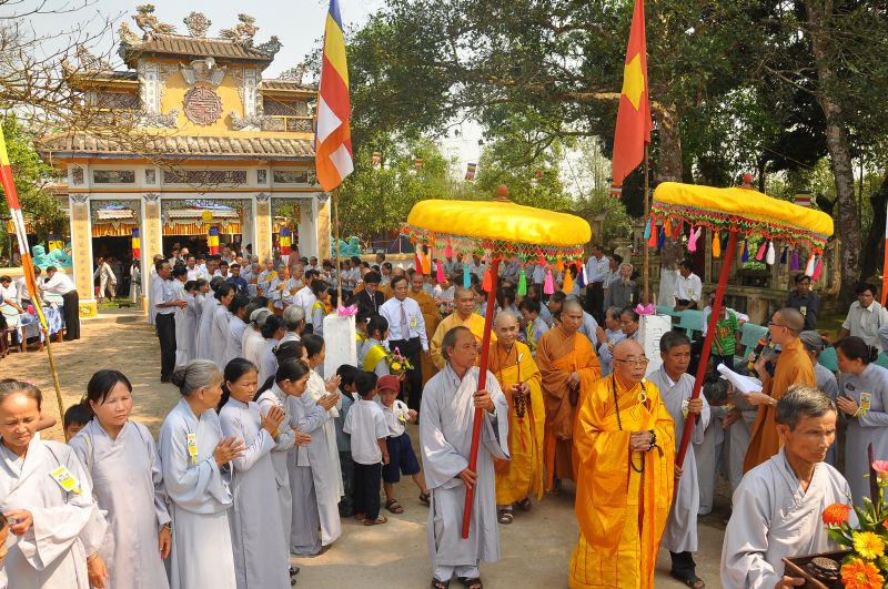 Quảng Trị: lễ khánh thành, an vị tượng đài Quán Thế Âm trang nghiêm và trọng thể tại chùa Khánh An