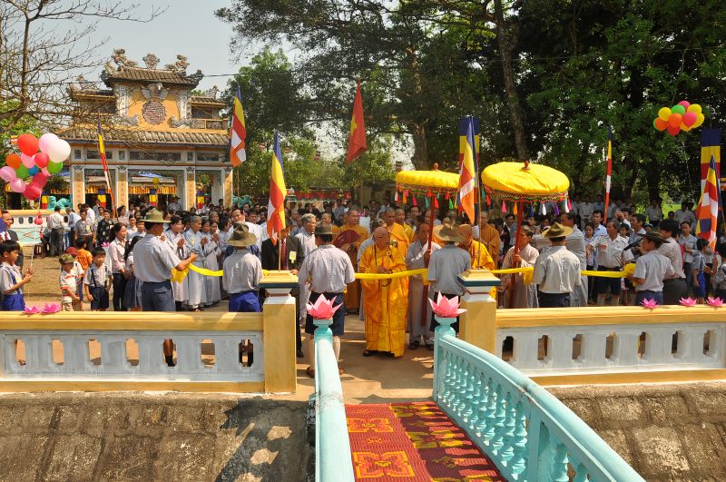 Quảng Trị: lễ khánh thành, an vị tượng đài Quán Thế Âm trang nghiêm và trọng thể tại chùa Khánh An