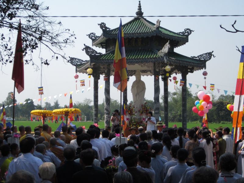 Quảng Trị: lễ khánh thành, an vị tượng đài Quán Thế Âm trang nghiêm và trọng thể tại chùa Khánh An