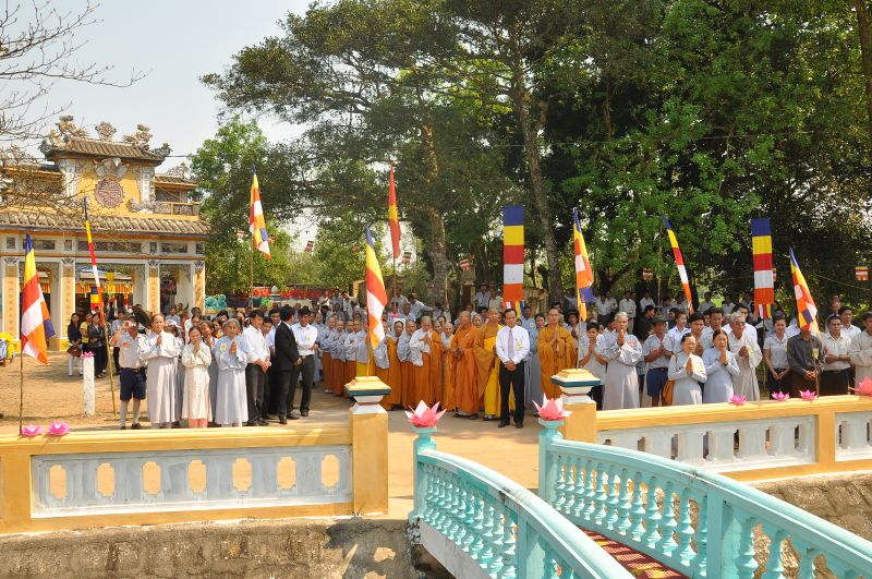 Quảng Trị: lễ khánh thành, an vị tượng đài Quán Thế Âm trang nghiêm và trọng thể tại chùa Khánh An