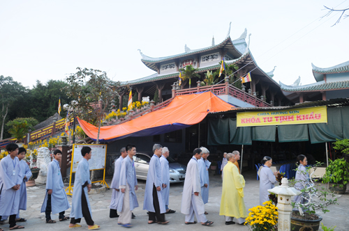 Đà Nẵng :  Chùa Hương Sơn khai mạc khóa tu Tịnh Khẩu