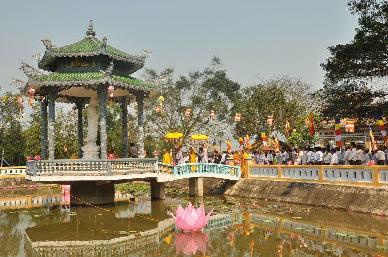 Quảng Trị: lễ khánh thành, an vị tượng đài Quán Thế Âm trang nghiêm và trọng thể tại chùa Khánh An