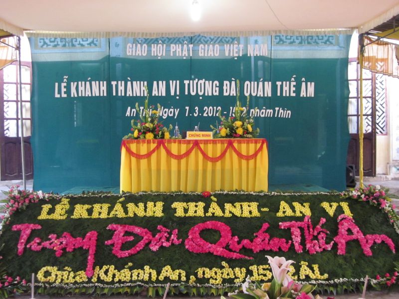 Quảng Trị: lễ khánh thành, an vị tượng đài Quán Thế Âm trang nghiêm và trọng thể tại chùa Khánh An