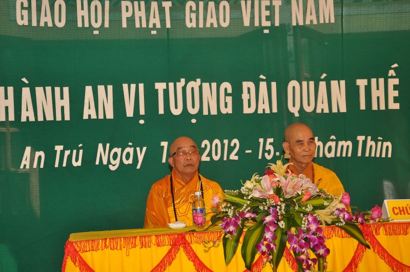 Quảng Trị: lễ khánh thành, an vị tượng đài Quán Thế Âm trang nghiêm và trọng thể tại chùa Khánh An