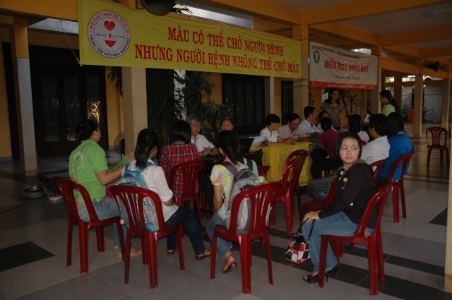 Chùa Vĩnh Nghiêm tham gia phong trào hiến máu nhân đạo