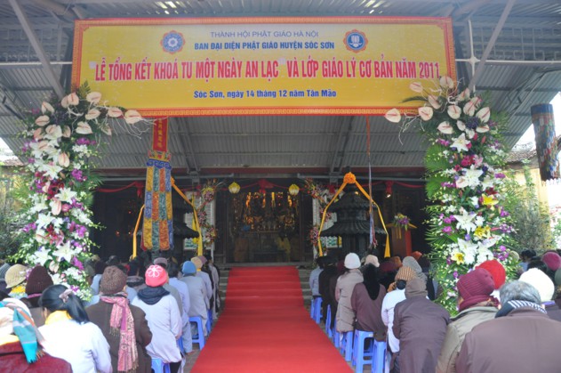 Tổng kết khóa tu &quot;Một ngày an lạc&quot; và lớp giáo lý cơ bản năm 2011