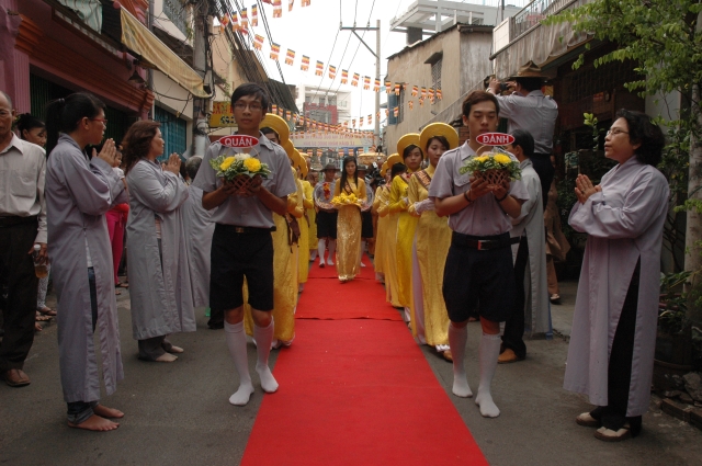 Tăng đoàn tu viện Namgyal - Dharamsala thăm Viên Thông tự