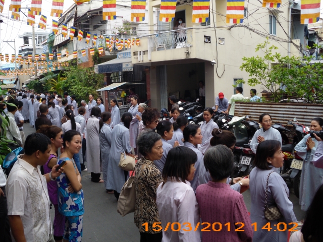 Tăng đoàn tu viện Namgyal - Dharamsala thăm Viên Thông tự
