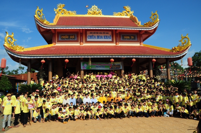 Khai mạc khóa tu mùa hè Hương Sen Mùa Hạ lần III- 2012 tại chùa Hoa Khai