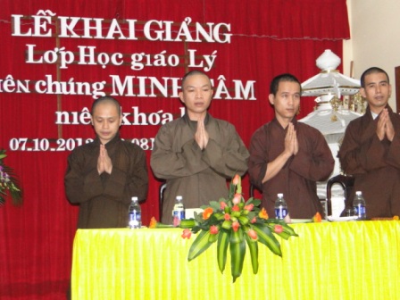 ĐăkLăk: Chùa Khải Đoan Khai Giảng Lớp Giáo Lý Minh Tâm Cho Phật Tử Trung Niên