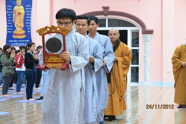 Hà Nội - Khóa tu với chủ đề ‘’ Chào mừng thành công của Đại hội Phật Giáo toàn quốc lần thứ VII”