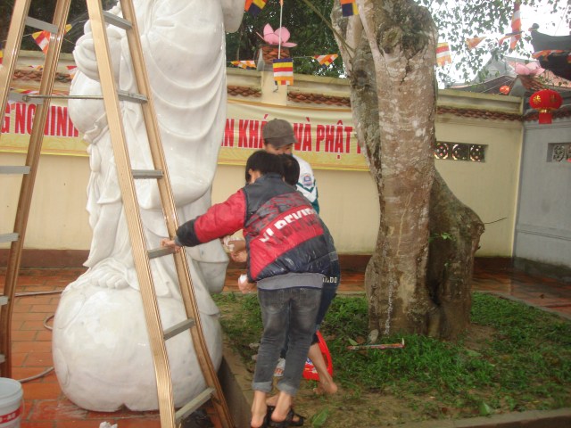 Hà Tĩnh: Những hình ảnh trước giờ khánh thành chùa Tượng Sơn