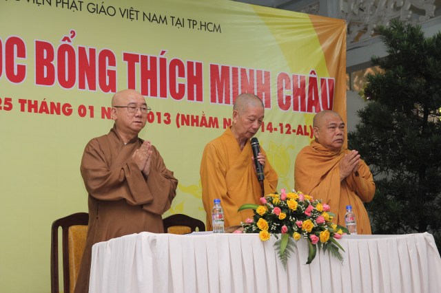 Học viện PGVN tại TP. HCM trao học bổng Thích Minh Châu