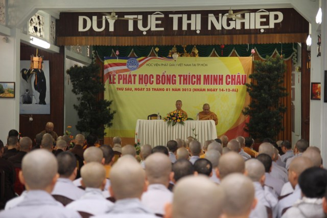 Học viện PGVN tại TP. HCM trao học bổng Thích Minh Châu