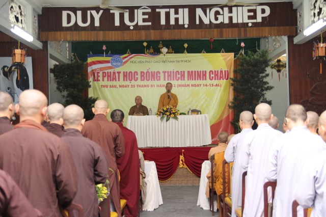 Học viện PGVN tại TP. HCM trao học bổng Thích Minh Châu