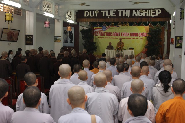 Học viện PGVN tại TP. HCM trao học bổng Thích Minh Châu