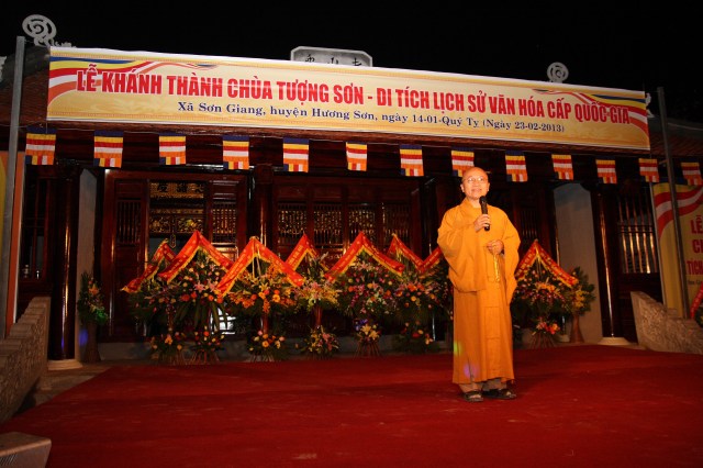 Hà Tĩnh: Ca nhạc mừng lễ khánh thành chùa Tượng Sơn