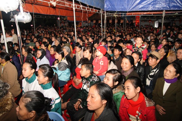Hà Tĩnh: Ca nhạc mừng lễ khánh thành chùa Tượng Sơn