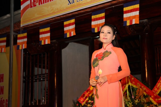 Hà Tĩnh: Ca nhạc mừng lễ khánh thành chùa Tượng Sơn