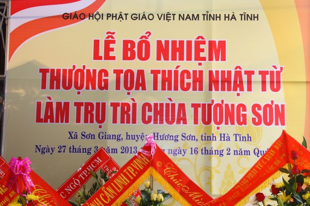 Hà Tĩnh: TT. Thích Nhật Từ chính thức nhận quyết định bổ nhiệm trụ trì chùa Tượng Sơn