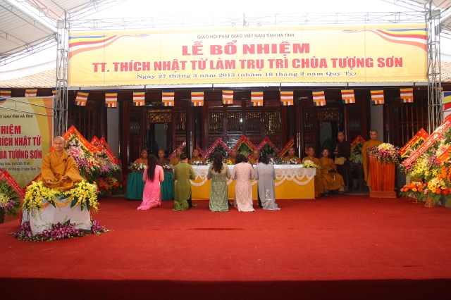 Hà Tĩnh: TT. Thích Nhật Từ chính thức nhận quyết định bổ nhiệm trụ trì chùa Tượng Sơn