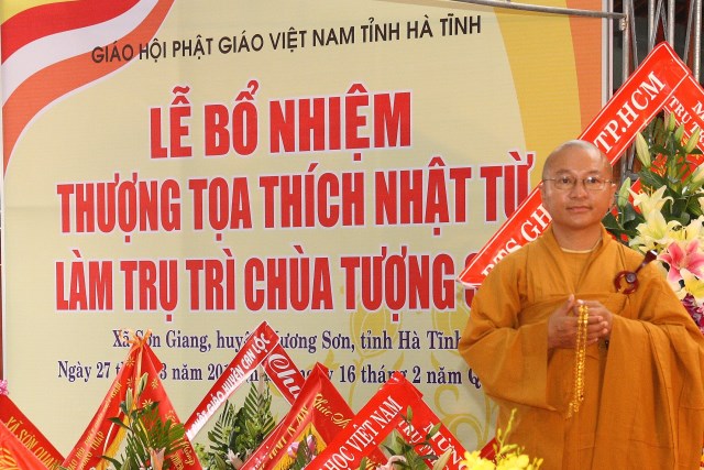 Hà Tĩnh: TT. Thích Nhật Từ chính thức nhận quyết định bổ nhiệm trụ trì chùa Tượng Sơn