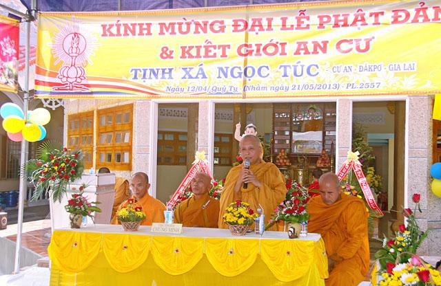 Gia Lai: Tịnh Xá Ngọc Túc Tổ Chức Lễ Phật Đản Kiết Giới An Cư