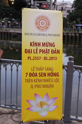 TP.HCM: Thắp sáng 7 đón hoa sen khổng lồ đón mừng Đại Lễ Phật Đản