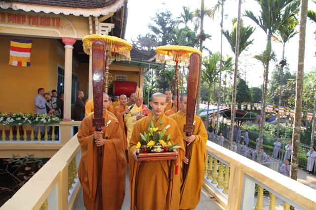 Hỉnh ảnh Lễ nhập kim quang cố Hòa Thượng Thích Đổng Quang