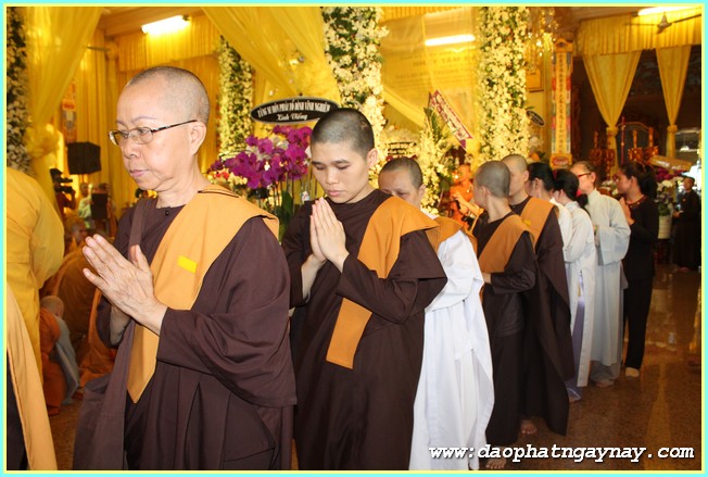 Chùm ảnh: Các phái đoàn viếng Giác linh ĐLHT. Thích Trí Tịnh buổi chiều ngày 01-04-2014
