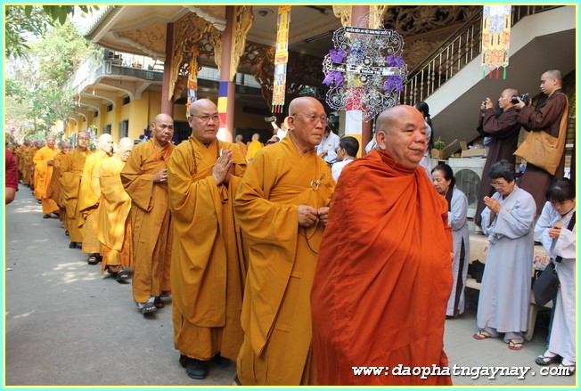 Chùm ảnh: Các phái đoàn viếng Giác linh ĐLHT. Thích Trí Tịnh buổi chiều ngày 01-04-2014
