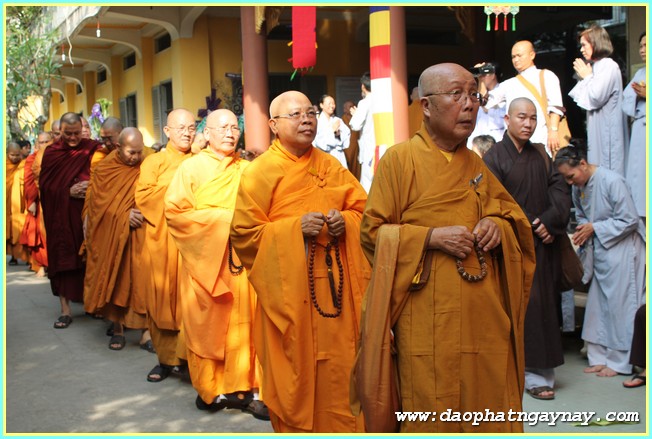 Chùm ảnh: Các phái đoàn viếng Giác linh ĐLHT. Thích Trí Tịnh buổi chiều ngày 01-04-2014