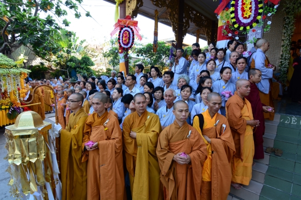 Lễ truy niệm - cung tống kim quan ĐLHT.Thích Trí Tịnh nhập bảo tháp