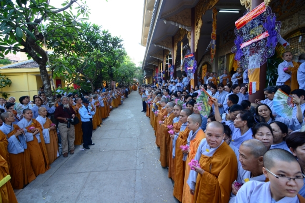 Lễ truy niệm - cung tống kim quan ĐLHT.Thích Trí Tịnh nhập bảo tháp