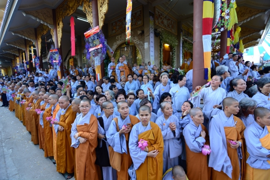Lễ truy niệm - cung tống kim quan ĐLHT.Thích Trí Tịnh nhập bảo tháp