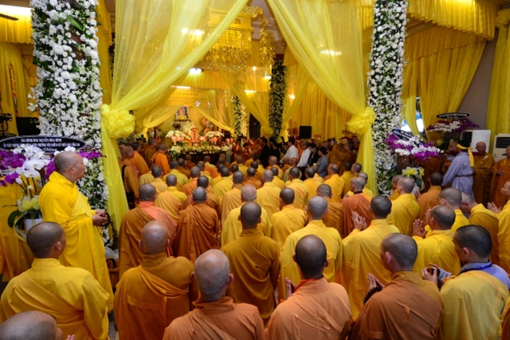 Lễ truy niệm - cung tống kim quan ĐLHT.Thích Trí Tịnh nhập bảo tháp